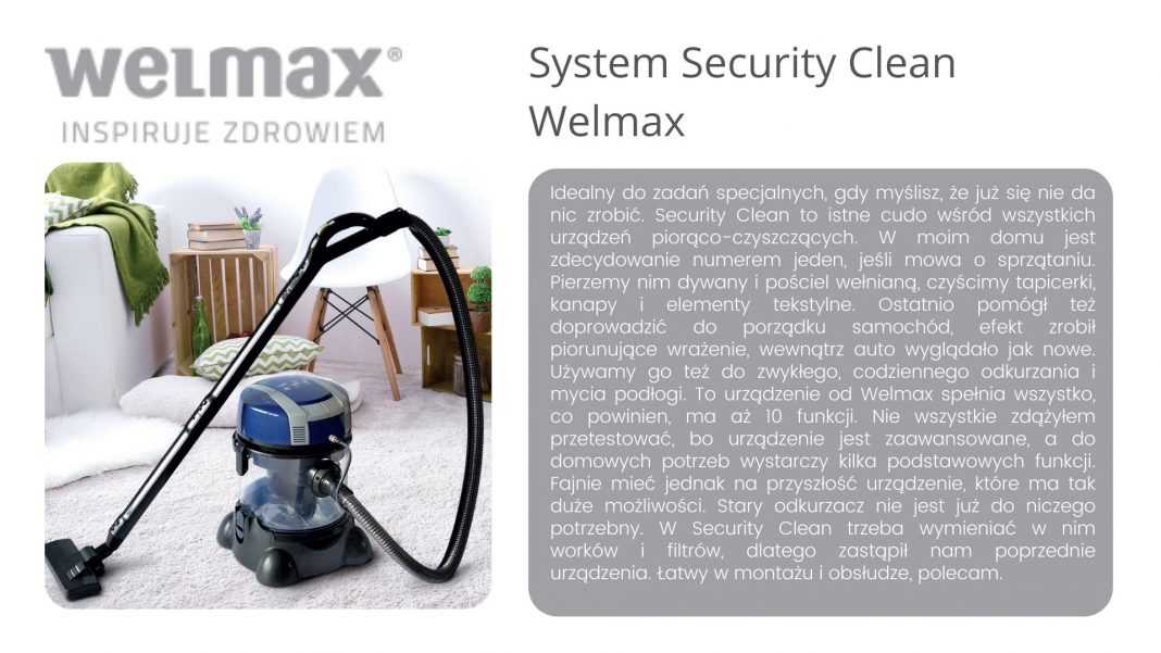 Security clean Welmax opinie